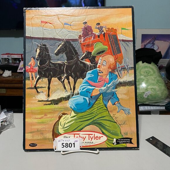 Walt Disney Toby Tyler Vintage Frame Tray Puzzle 5801 - Picture 3 of 3